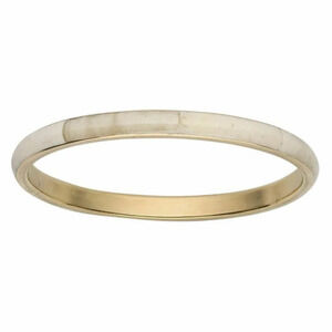 Handcrafted Tribal India Raw Brass and Cream Yak Bone Bangle Bracelet